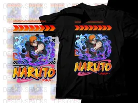 Bold Anime Character Naruto Graphic Png Digital Download