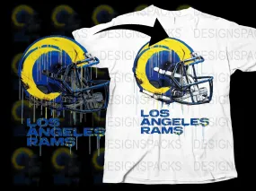 Bold Los Angeles Rams Football Team Logo Png Digital Download