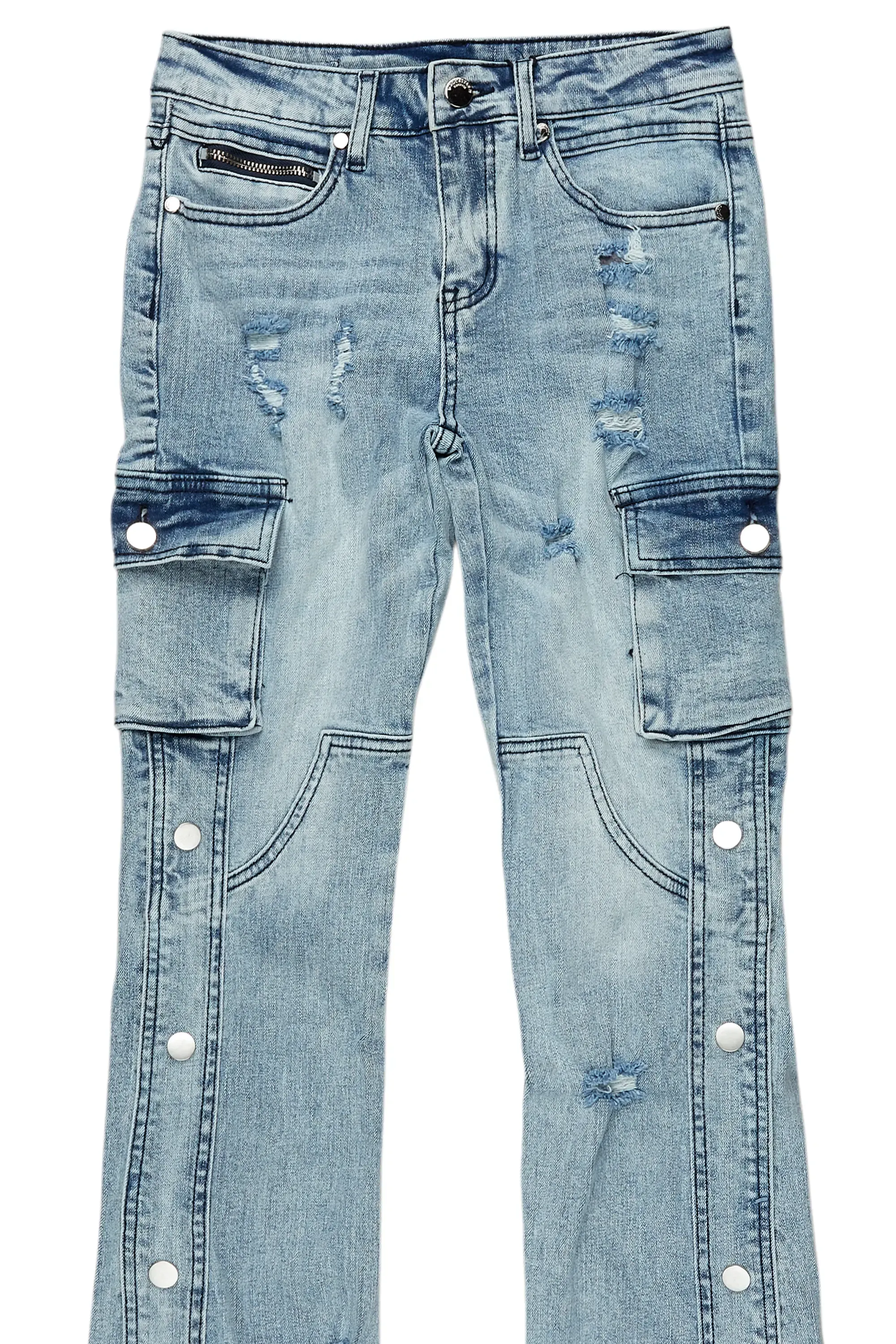 Boys Kuiper Light Blue Baggy Fit Jean