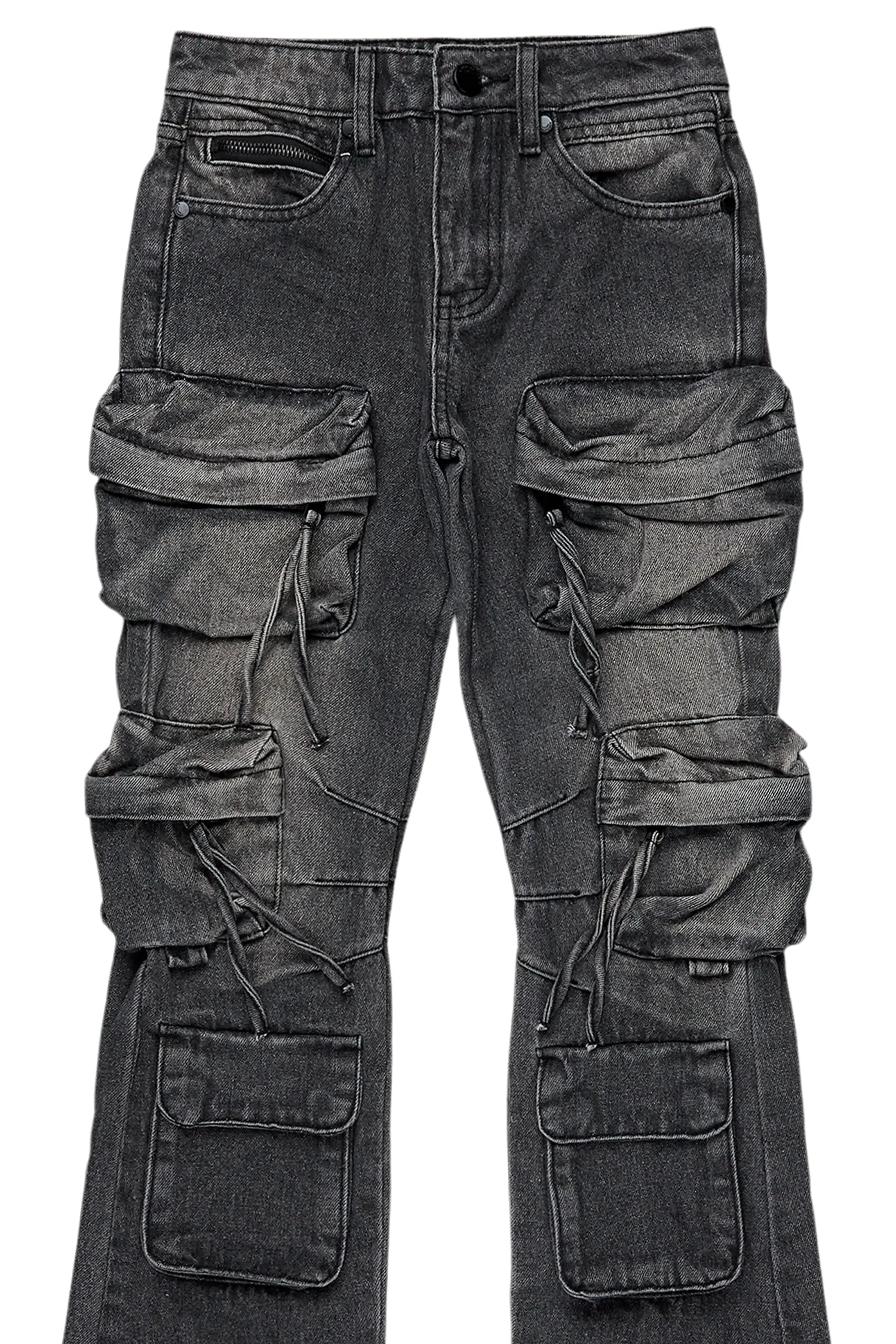 Boys Lenz Black Baggy Fit Jean