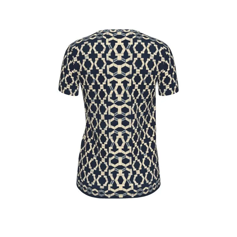 Camelbone Navy Blue Womens T Short Sleeves