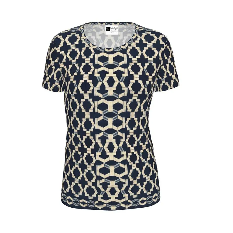 Camelbone Navy Blue Womens T Short Sleeves