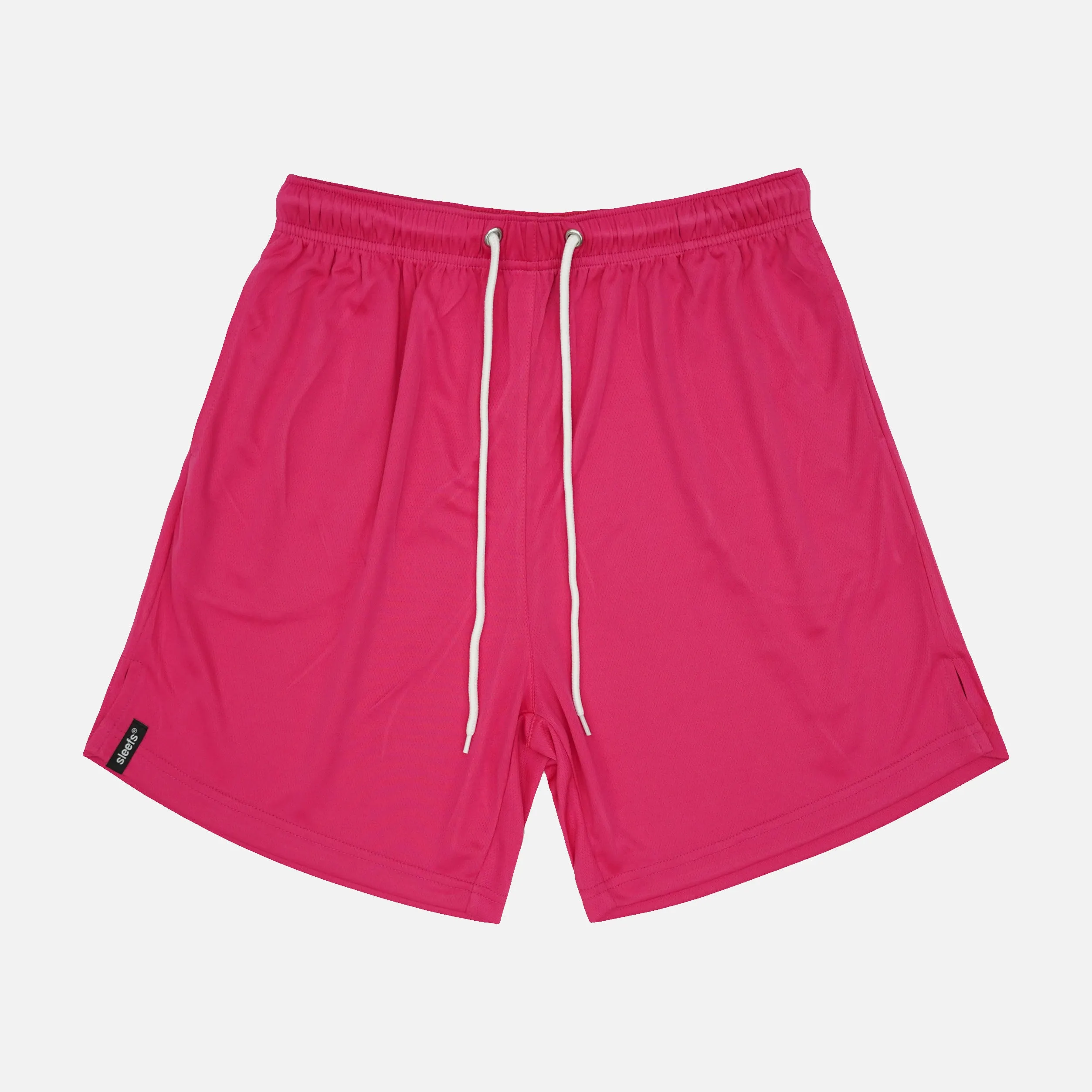 Deep Pink Relaxed Shorts - 8"