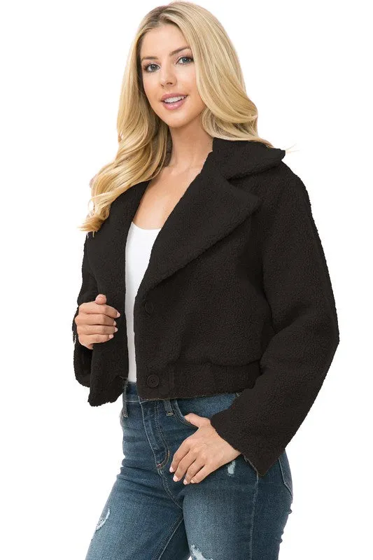 DS Women's Faux Fur Jacket