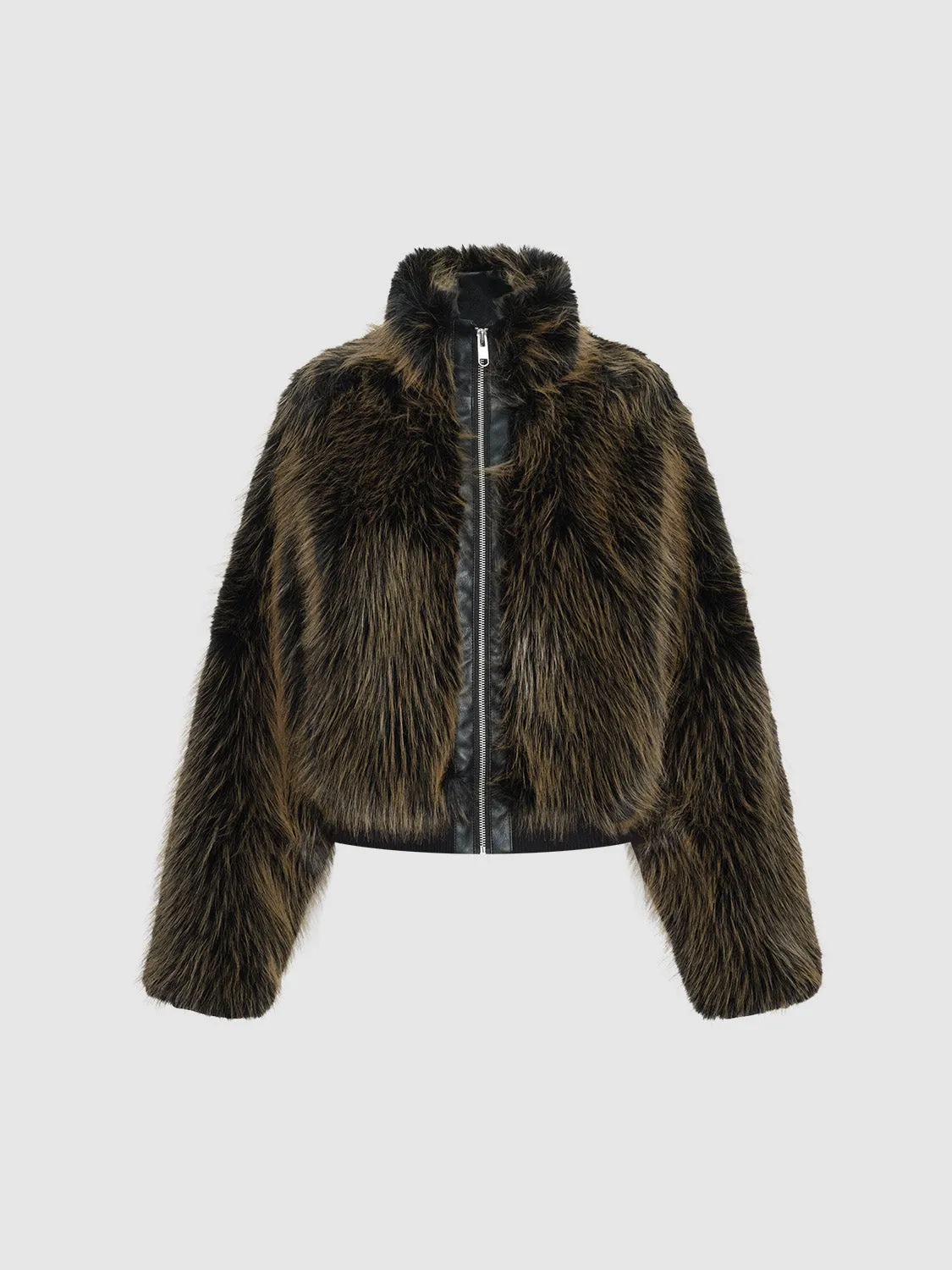 Faux Fur Loose Jackets