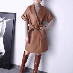 French Genuine Leather Coat