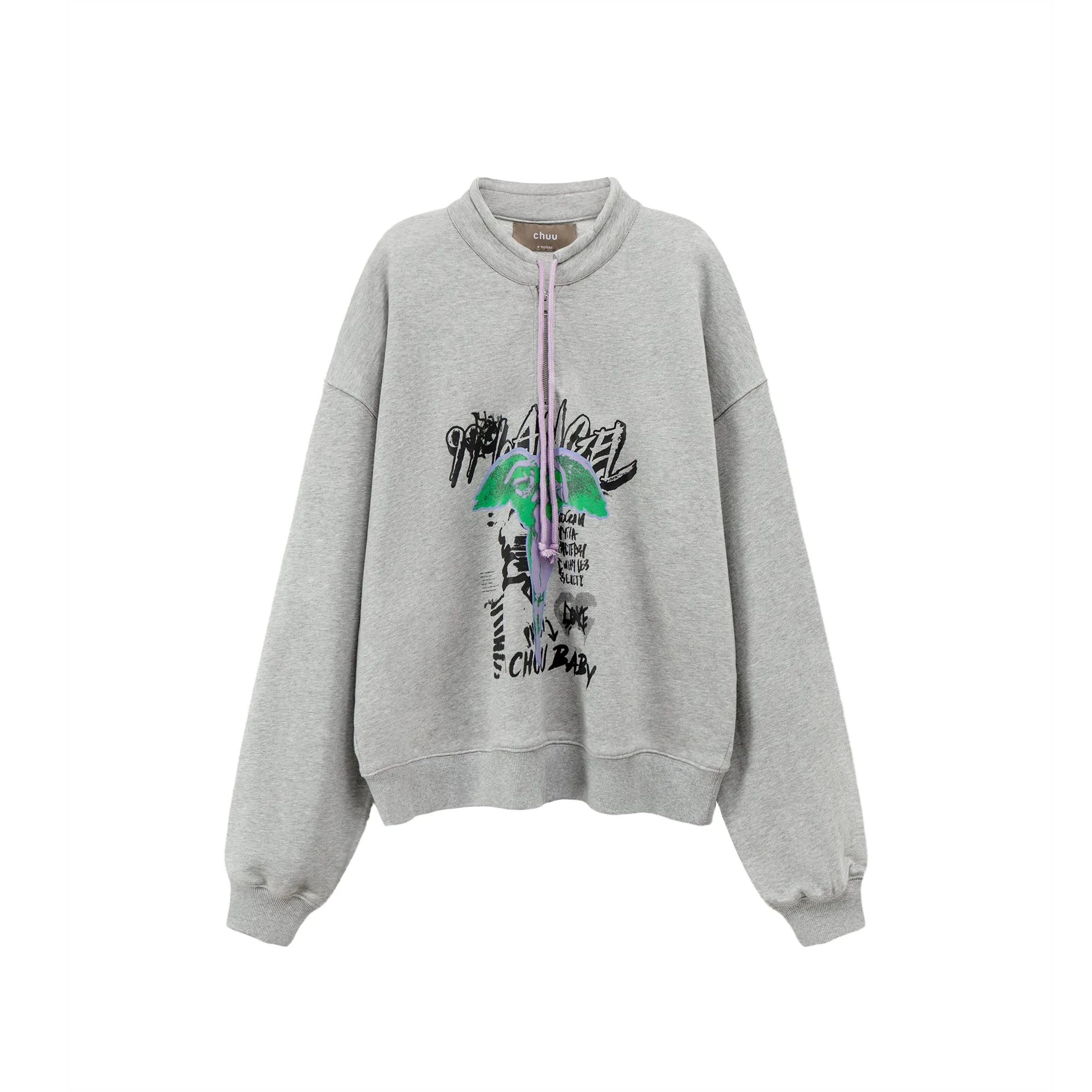 Here We Go Again String Loose Fit Sweatshirt