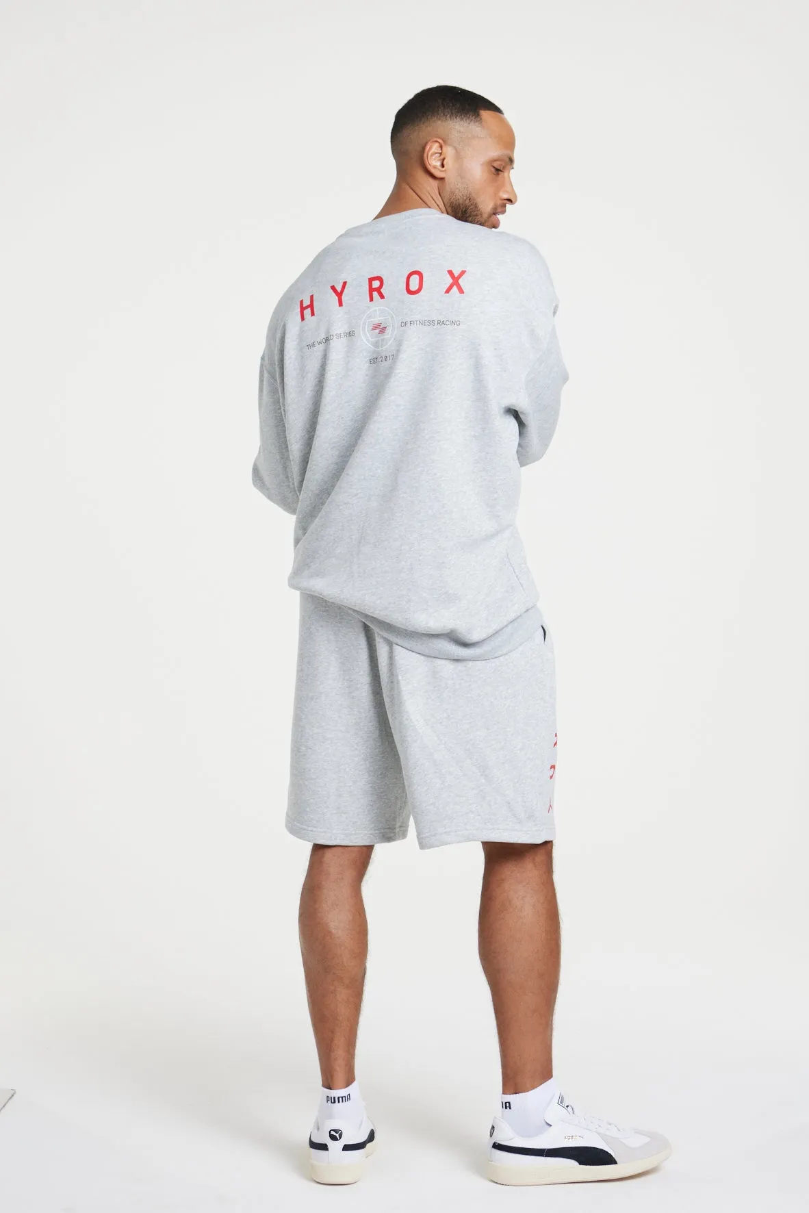 HYROX|PUMA Relaxed Sweat Short M - Gray