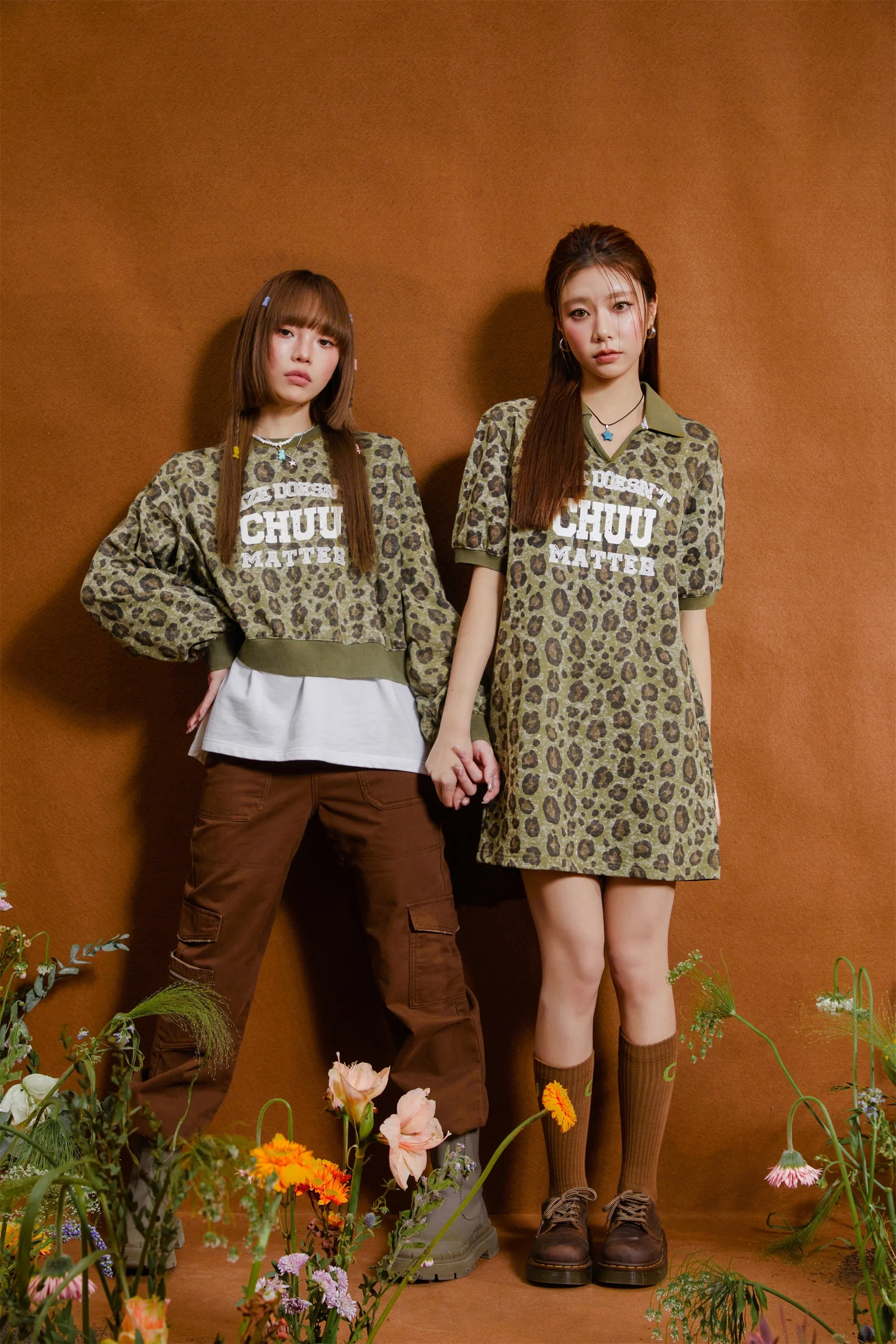 Leopard Chuu Matter Loose Fit Sweatshirt