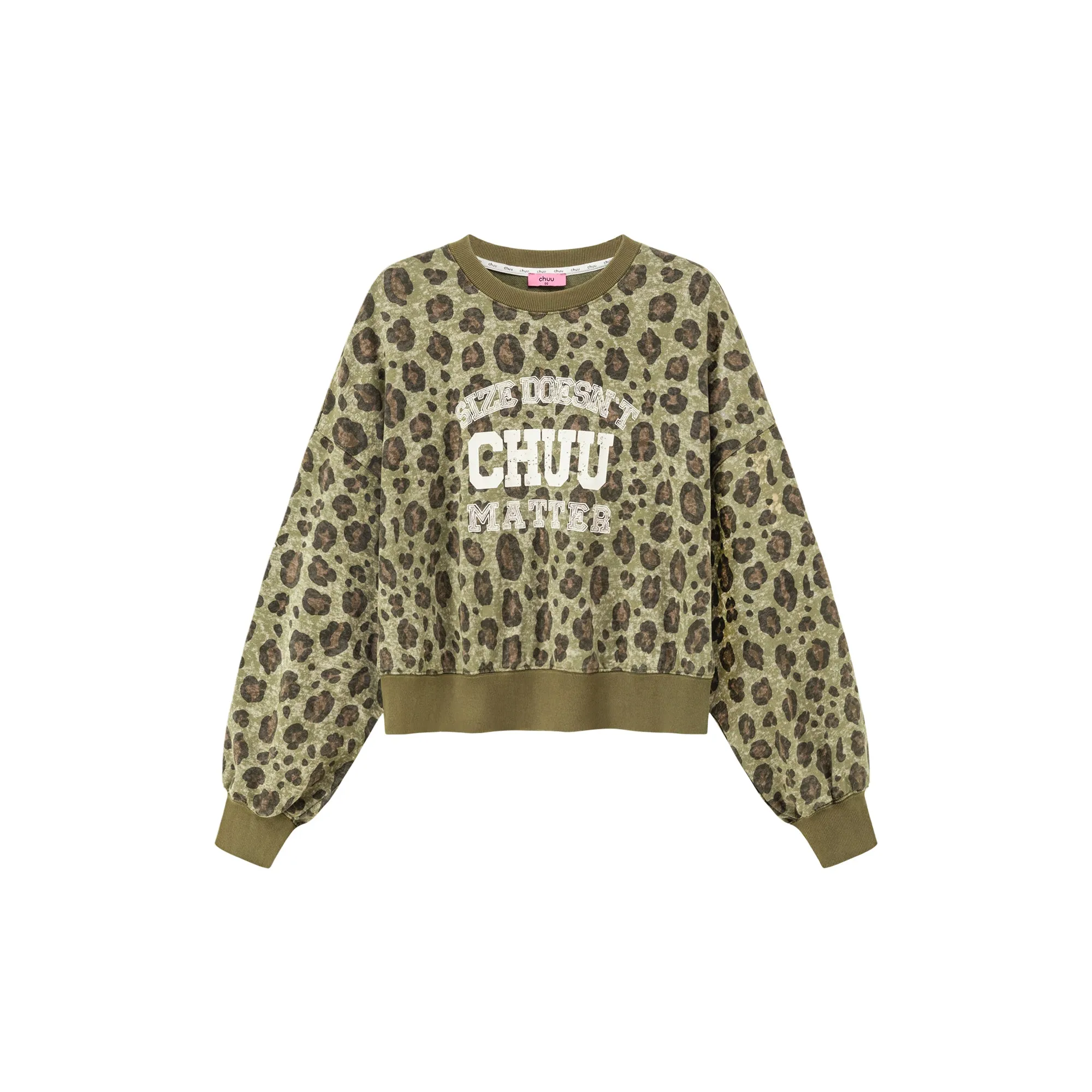 Leopard Chuu Matter Loose Fit Sweatshirt