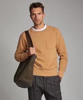 Lightweight Pocket Sweatshirt in Barley