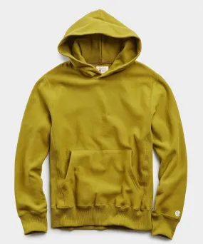 Lightweight Popover Hoodie Sweatshirt in Lime Leaf