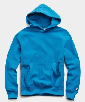 Lightweight Popover Hoodie Sweatshirt in Slate Teal