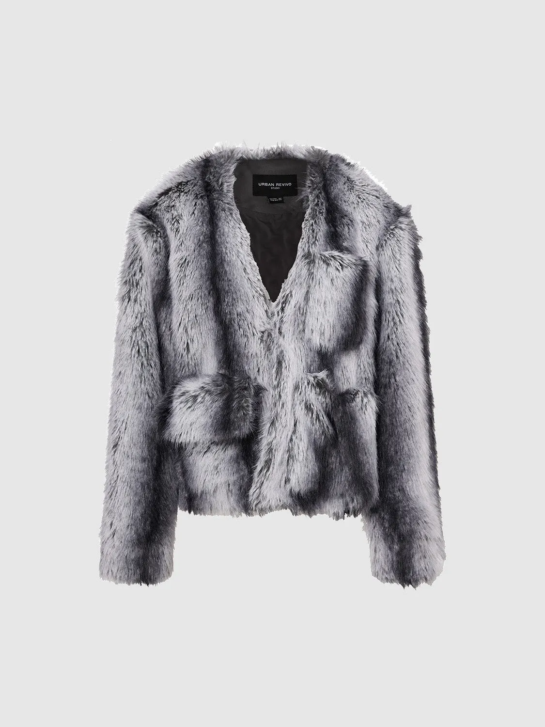 Loose Faux Fur Jackets