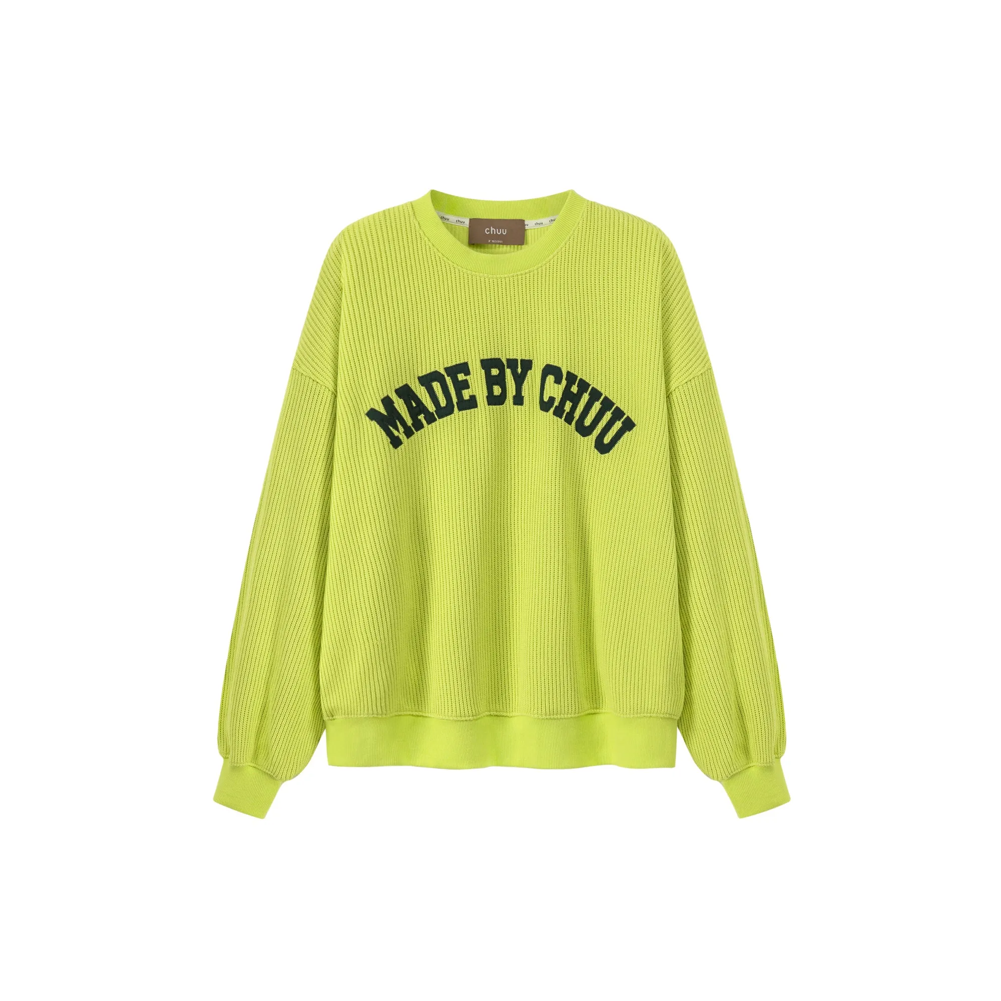 Made By Chuu When I See You Smile Loose Fit Sweatshirt