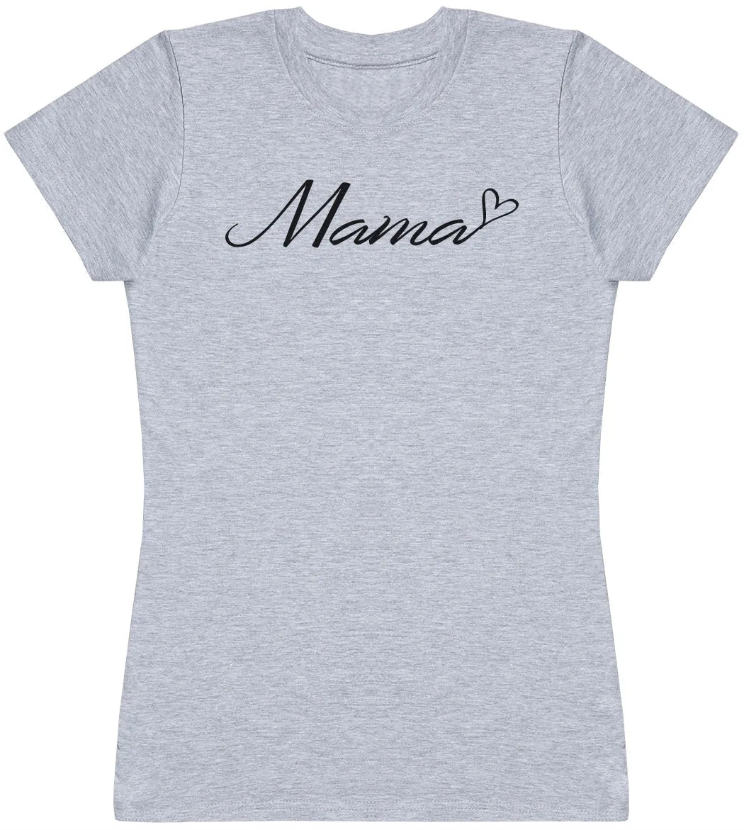 Mama - Black - Womens T-shirt - Mum T-Shirt