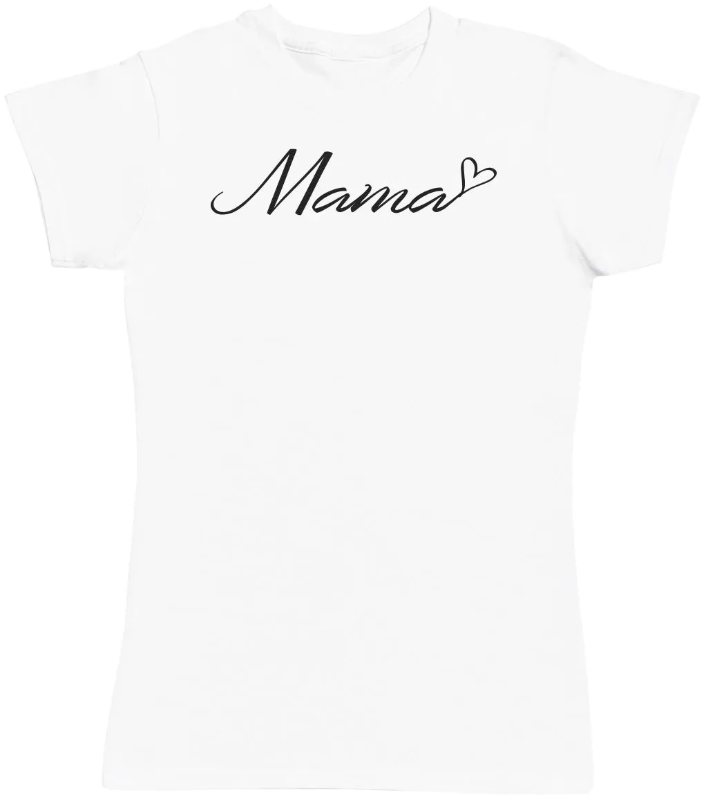 Mama - Black - Womens T-shirt - Mum T-Shirt