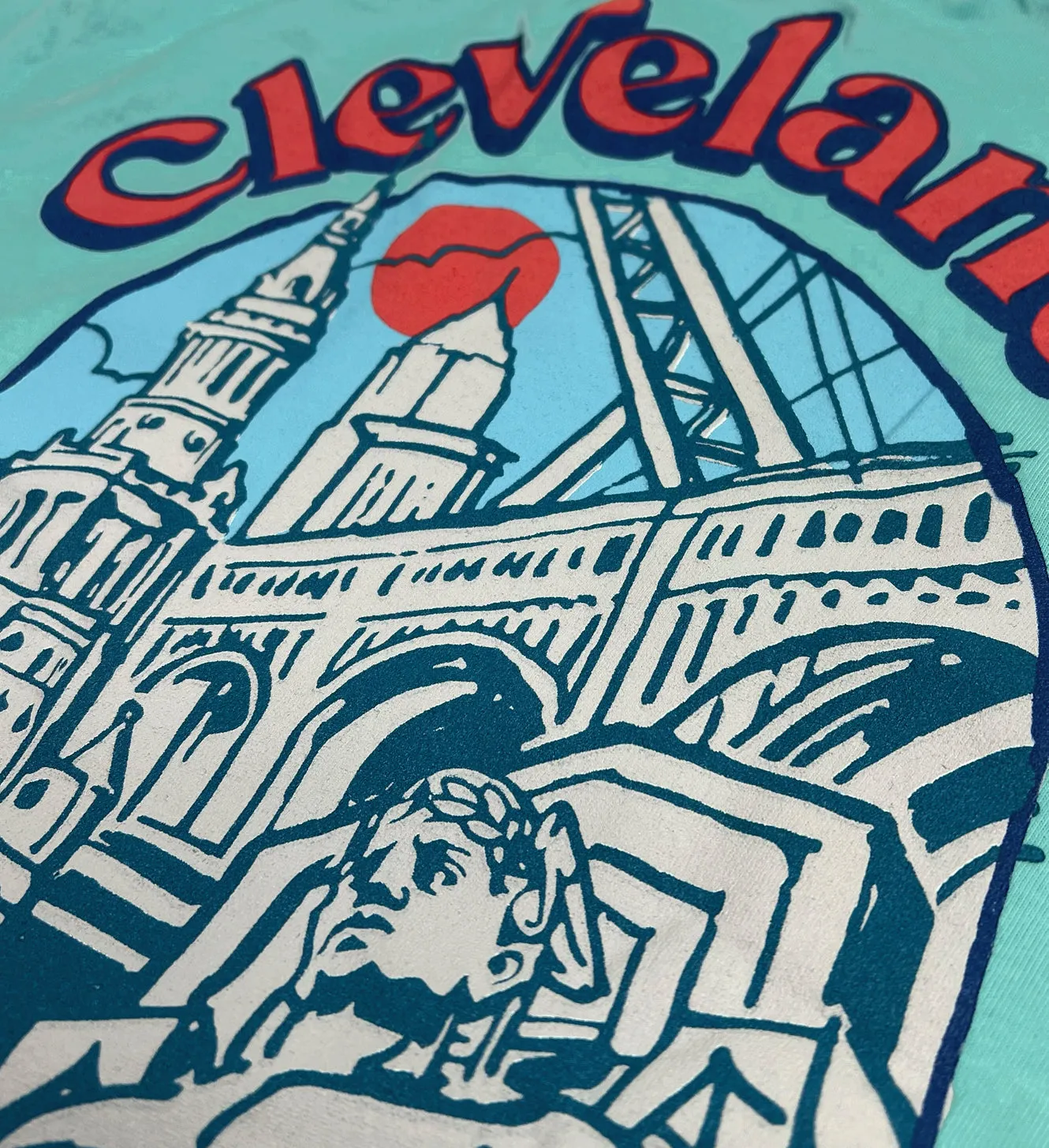 Mint Cleveland Summer Bold Graphic T shirt