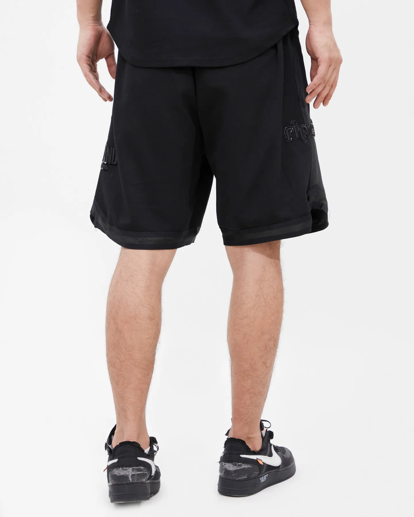 NBA PORTLAND TRAIL BLAZERS TRIPLE BLACK MEN'S SHORT (TRIPLE BLACK)