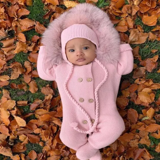 Pangasa Rosa Faux Fur Pramsuit