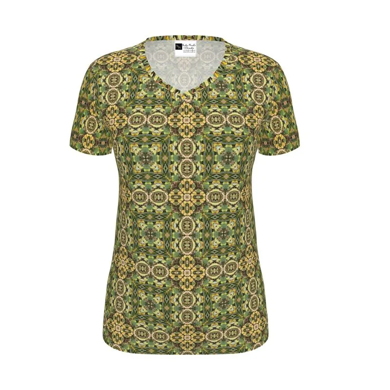 Parisian Leaves 1 Womens T-Shirt short sleeves