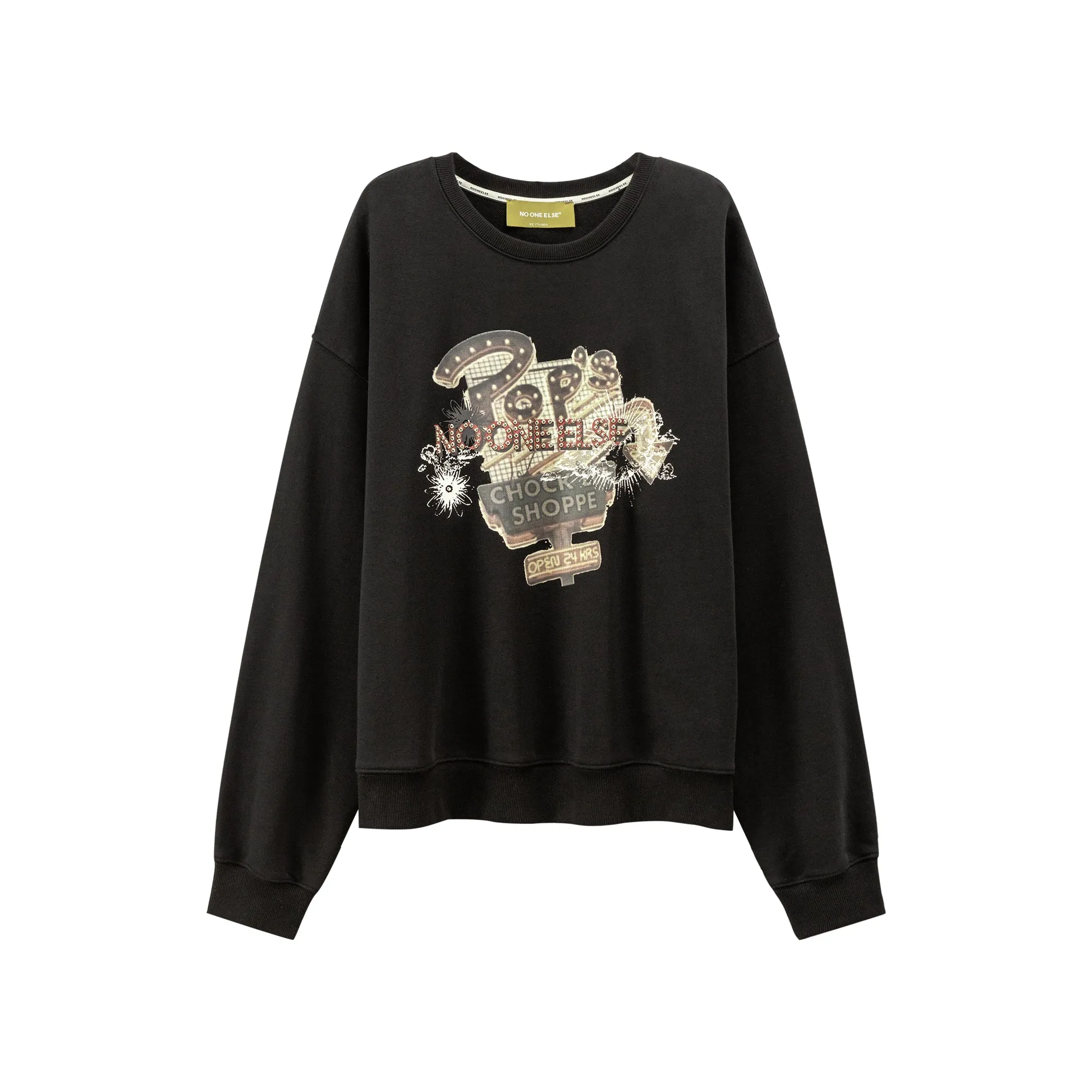 Pop'S Shoppe Loose-Fit Long-Sleeved Sweatshirt