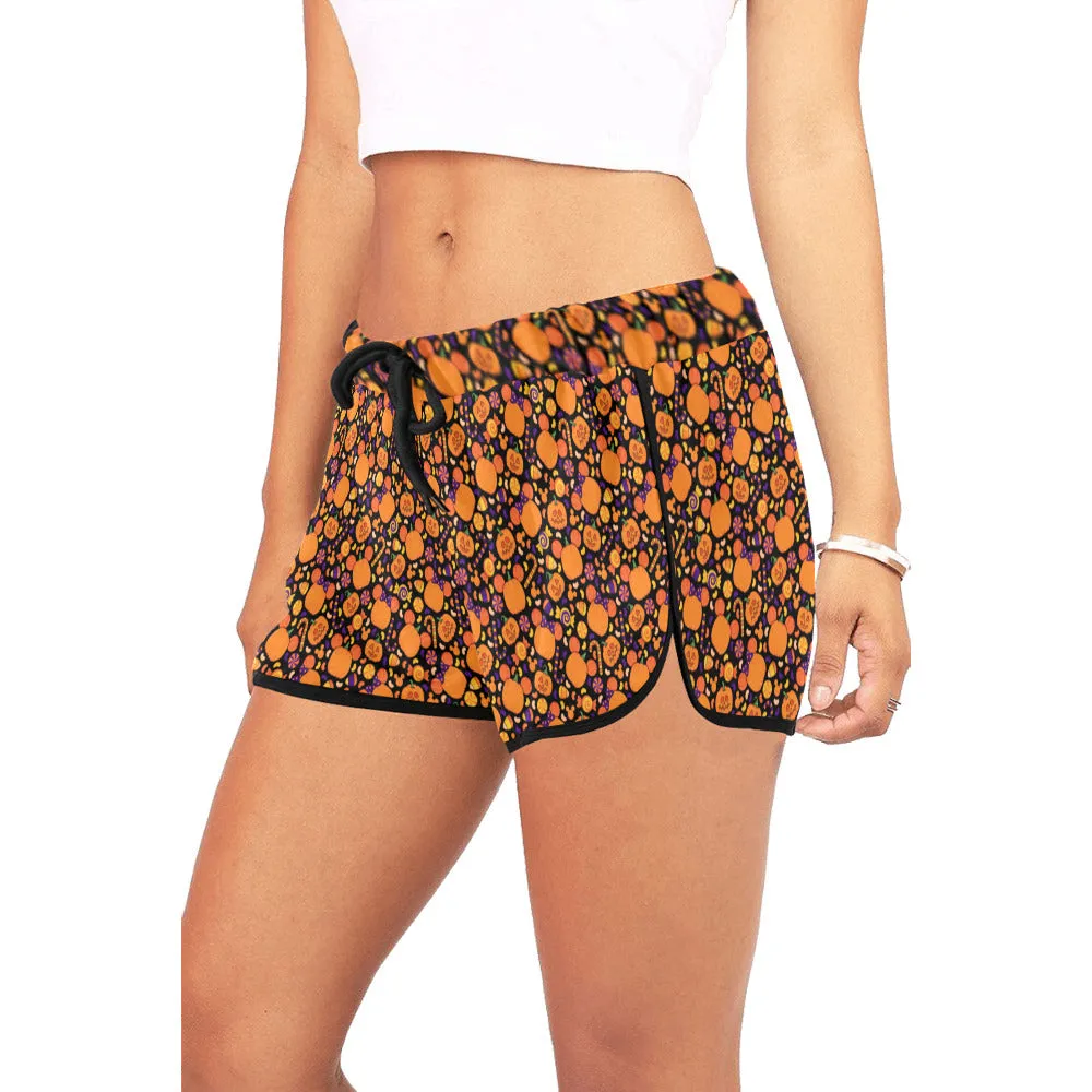 Pumpkins And Candy Women's Relaxed Shorts