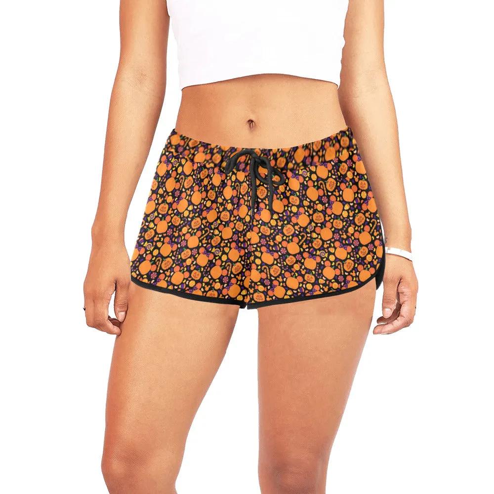 Pumpkins And Candy Women's Relaxed Shorts