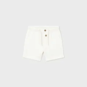 Relaxed Linen Shorts - White