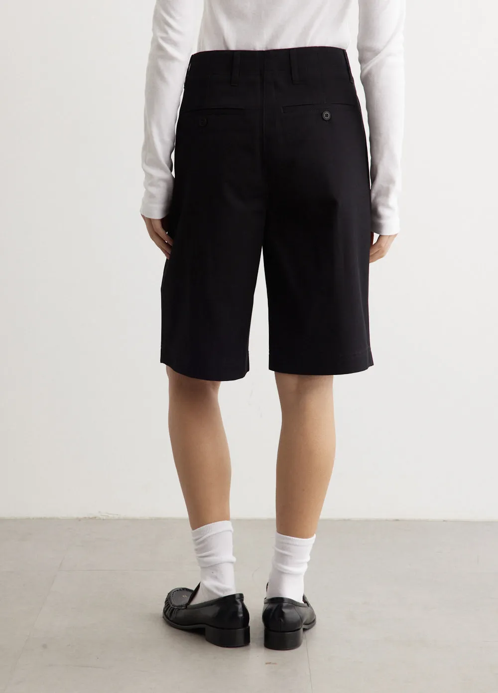 Relaxed Twill Shorts