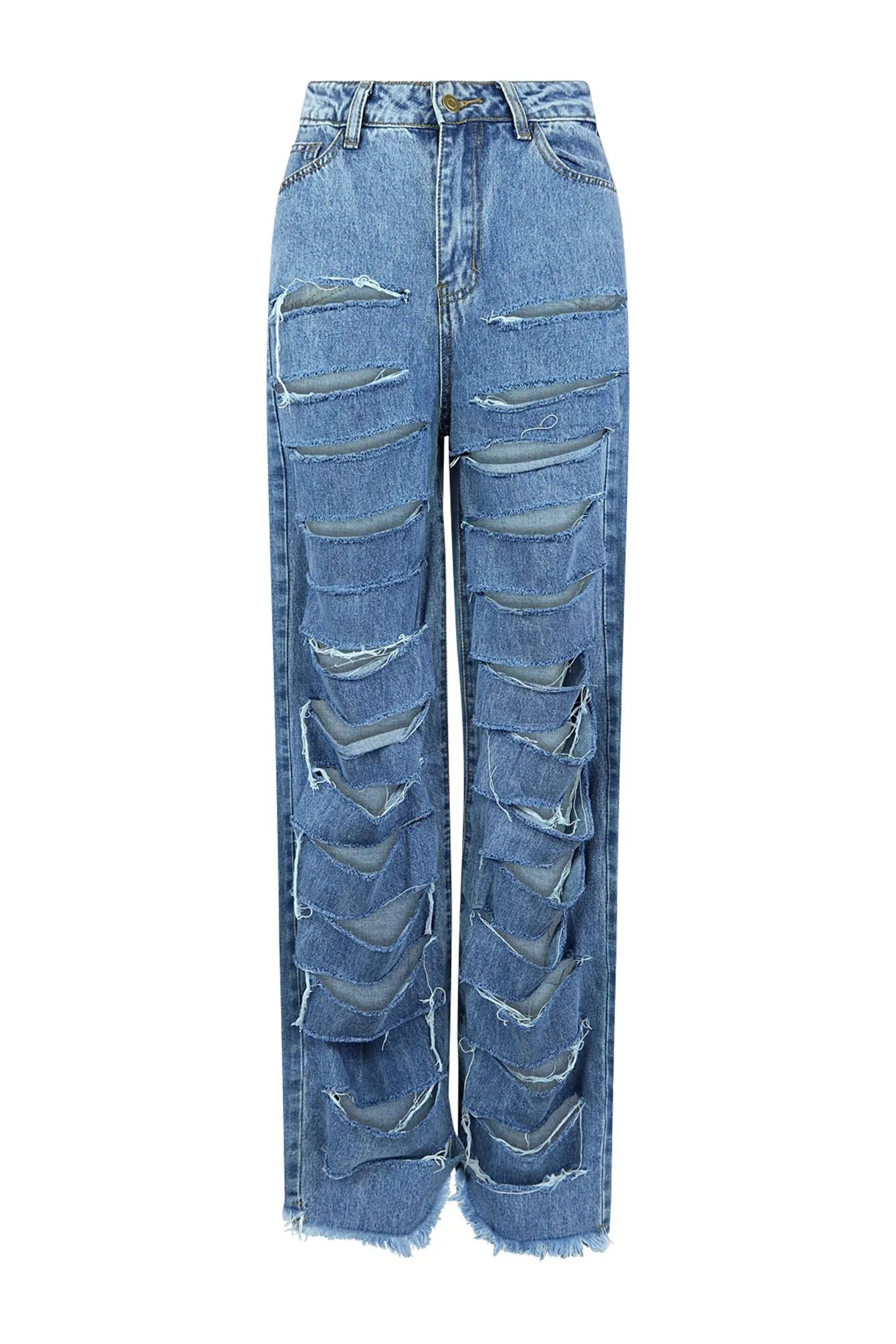 Satisfaction Cut Out Denim Jeans