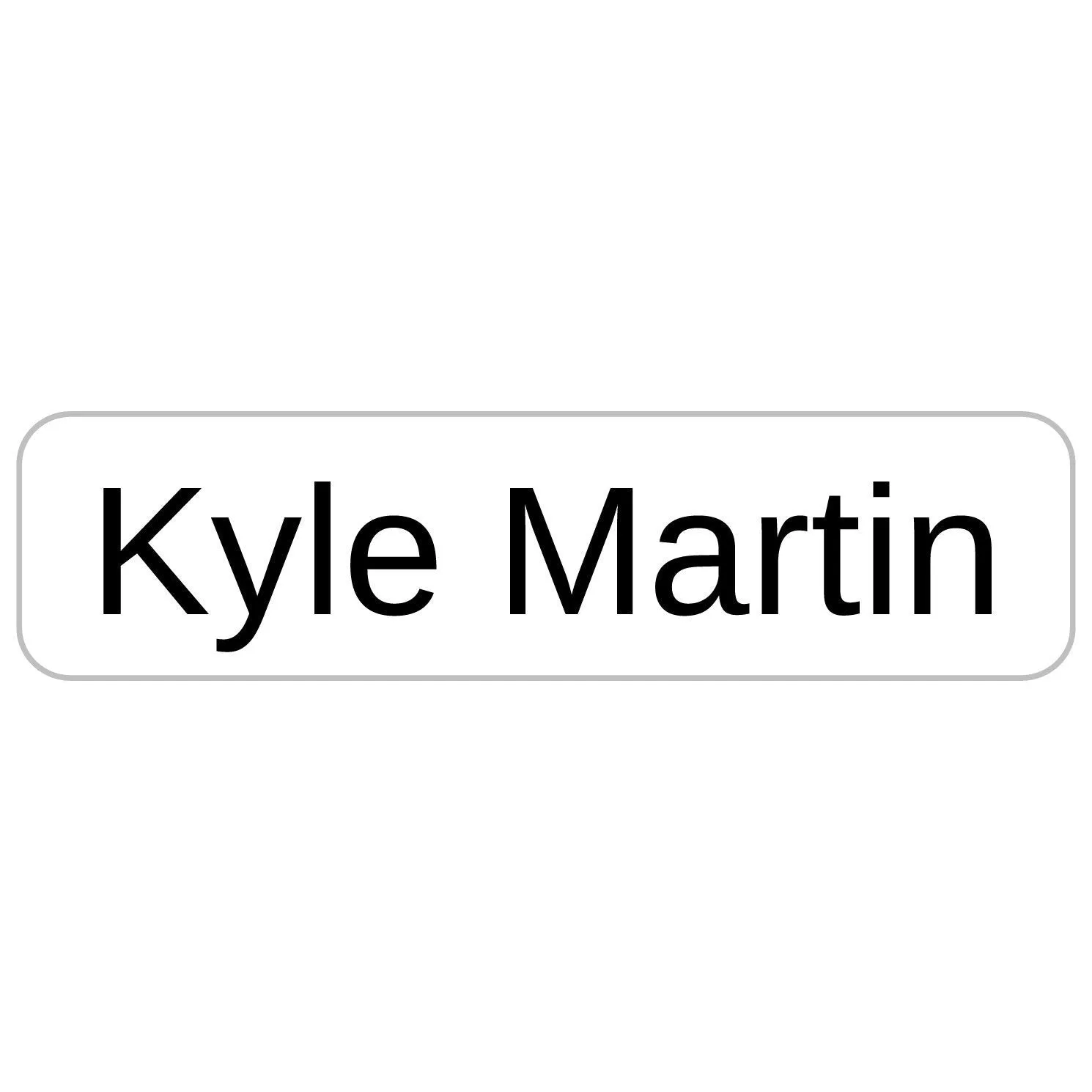 Simple Name Labels