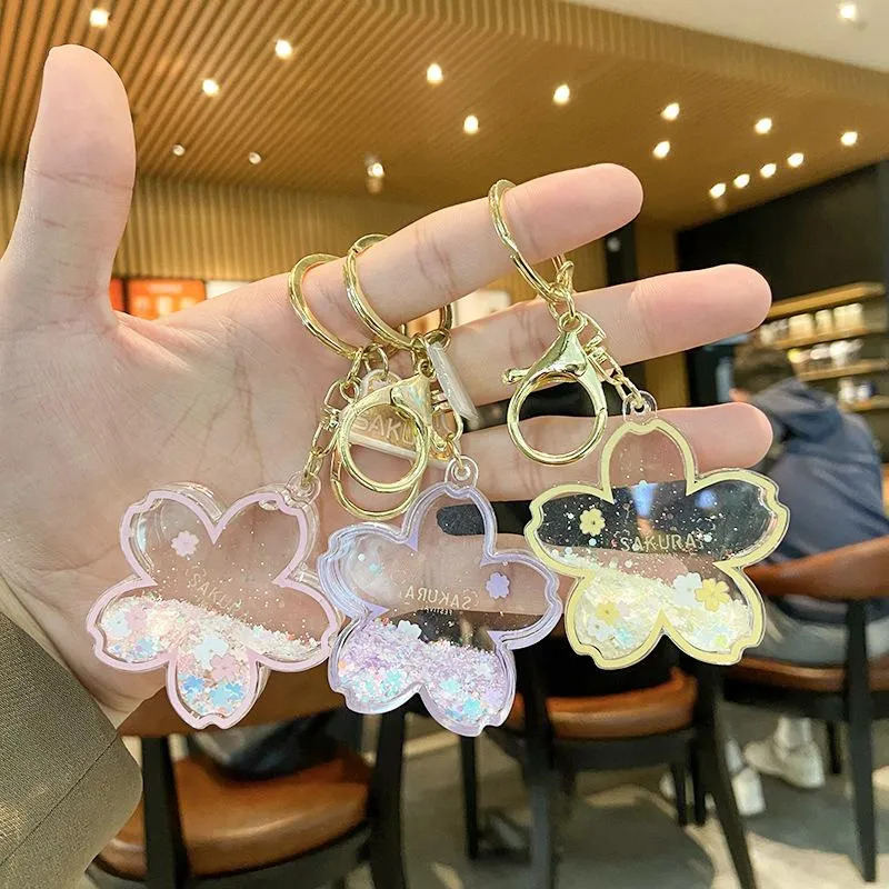 Simple Sakura Keychains