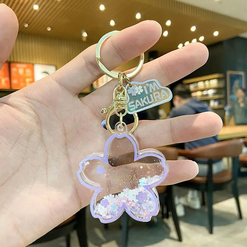 Simple Sakura Keychains