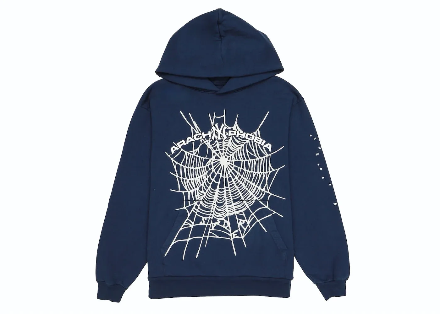 SP5DER ARACH NY PHOBIA HOODIE NAVY