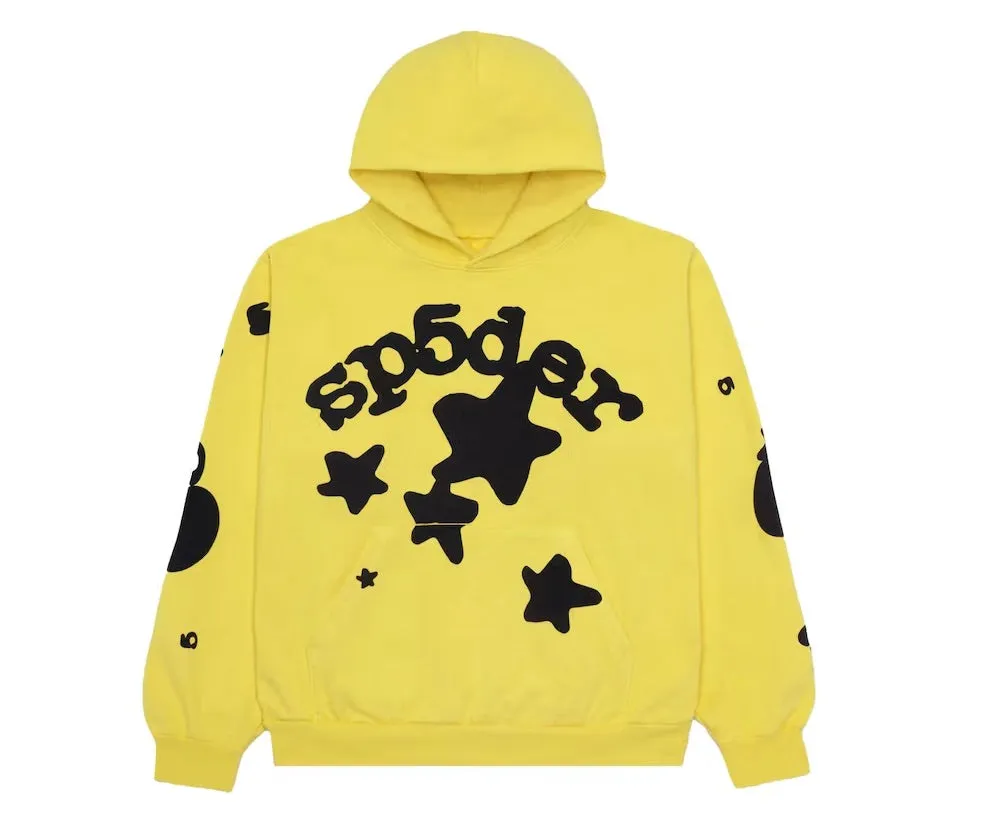 SP5DER BELUGA HOODIE YELLOW