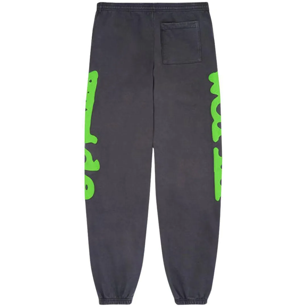 SP5DER BELUGA SWEATPANTS SLATE GREY