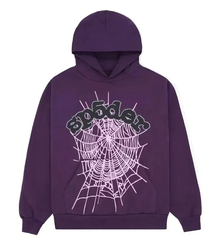 SP5DER WEB HOODIE PURPLE