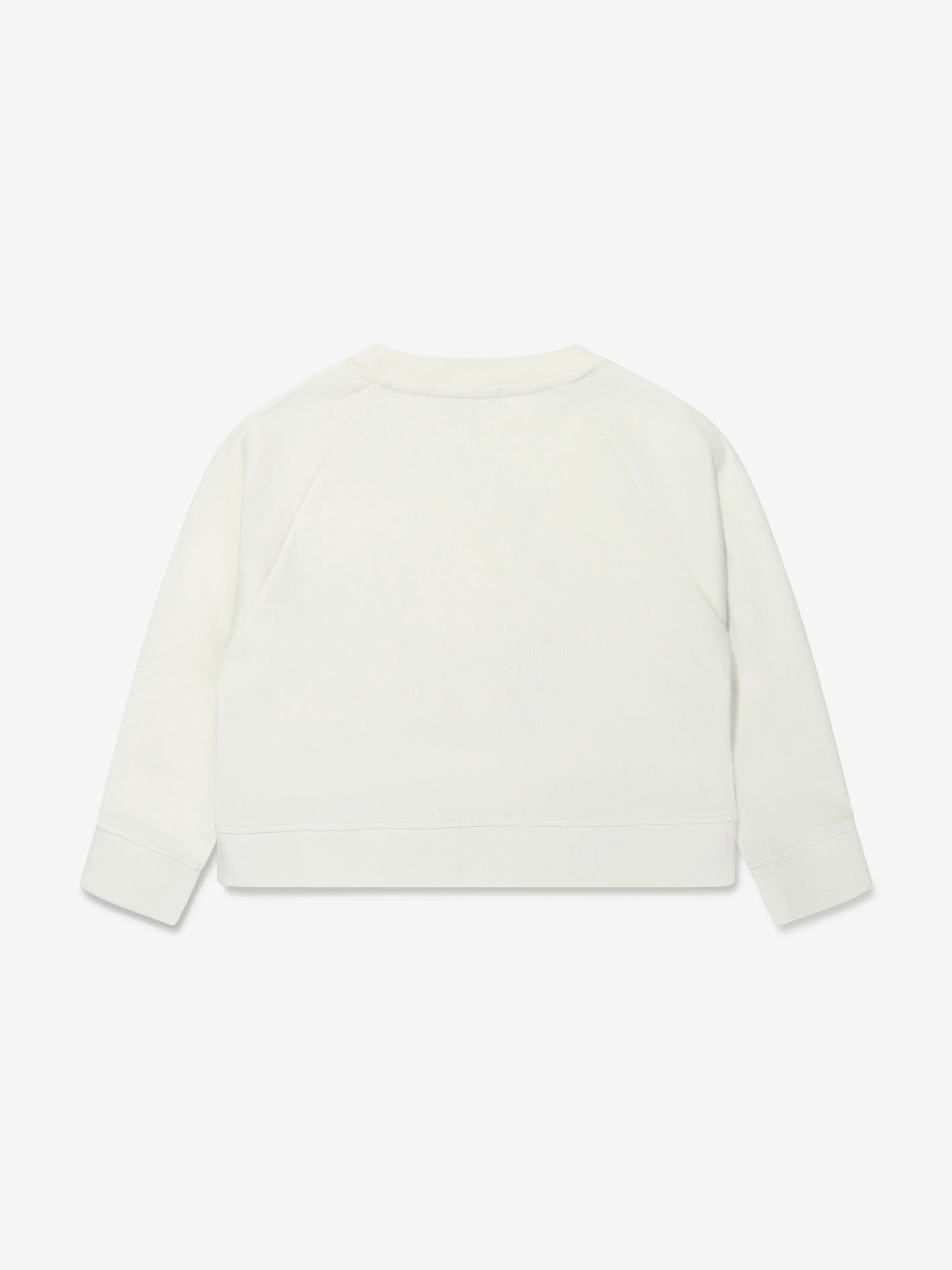 Stella McCartney Girls Flower Sweatshirt in Ivory