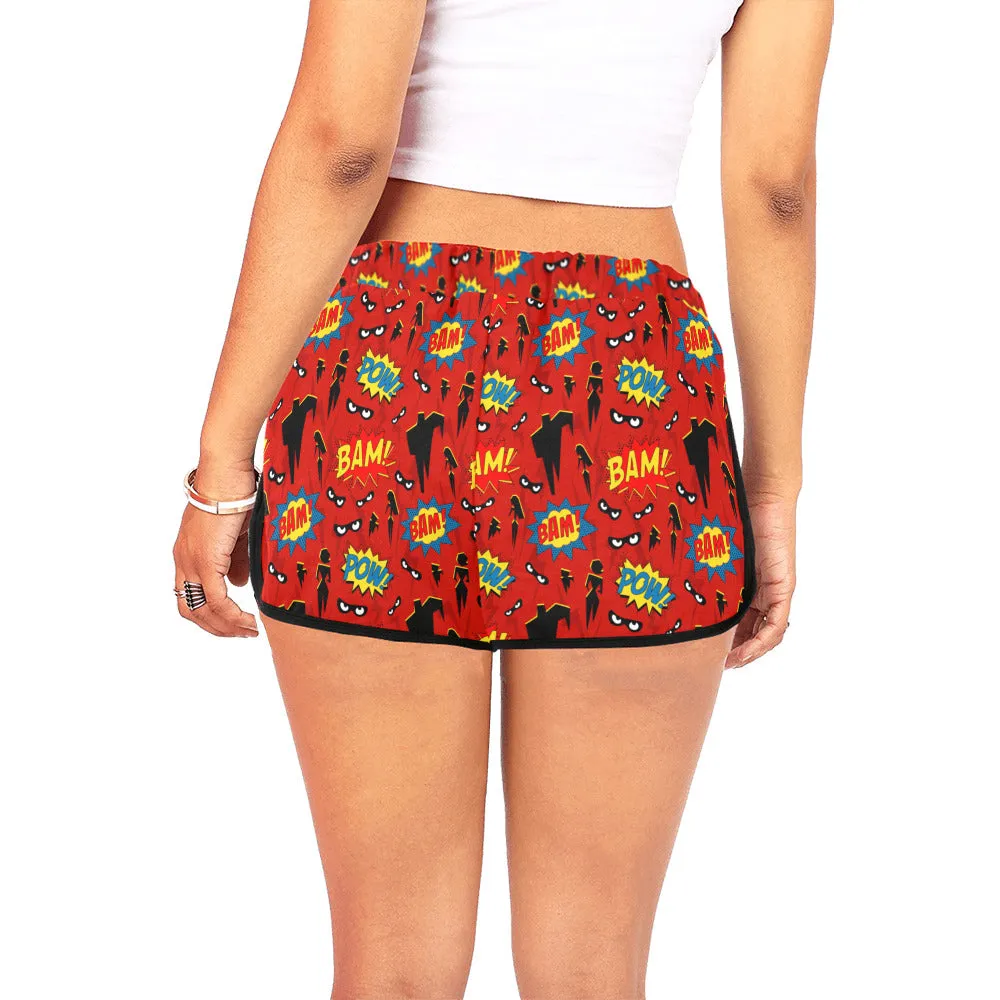 Super Heroes Women's Relaxed Shorts