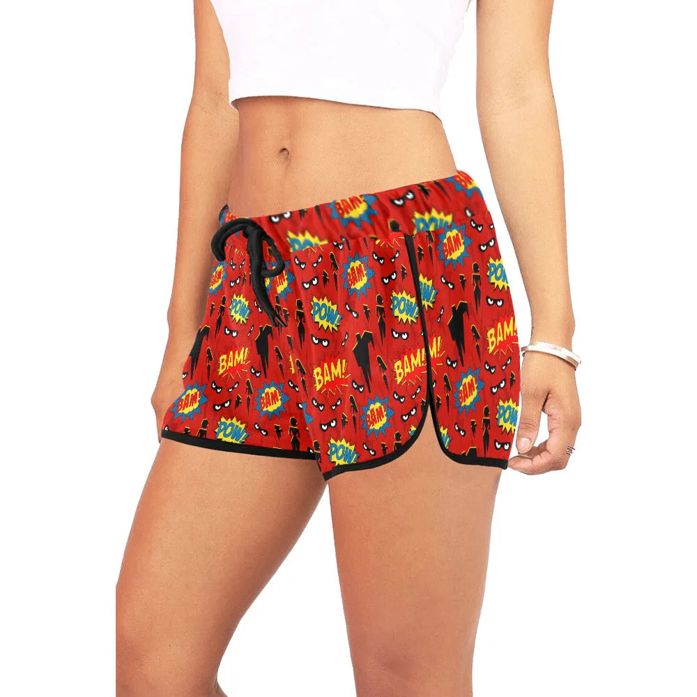 Super Heroes Women's Relaxed Shorts