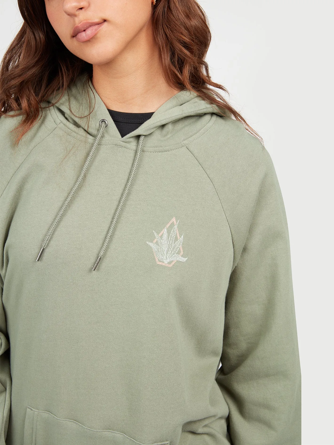 Truly Stoked Boyfriend Hoodie - Light Army