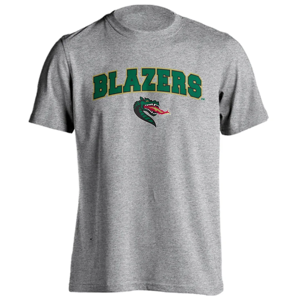 University of Alabama at Birmingham Blazers Arched Text W/Logo Short Sleeve Tee