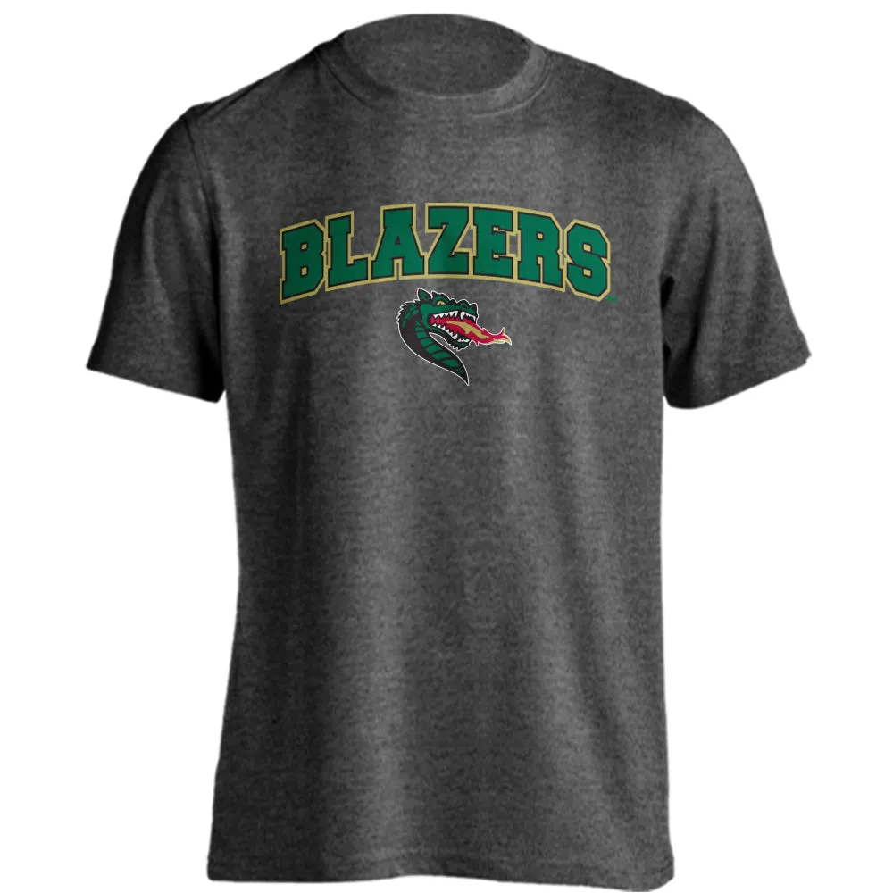 University of Alabama at Birmingham Blazers Arched Text W/Logo Short Sleeve Tee