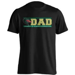 University of Alabama at Birmingham Blazers Dad Logo Short Sleeve T-Shirt