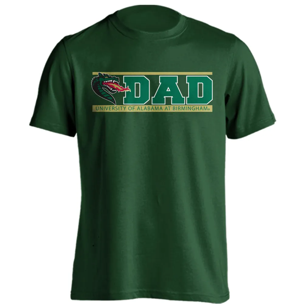 University of Alabama at Birmingham Blazers Dad Logo Short Sleeve T-Shirt