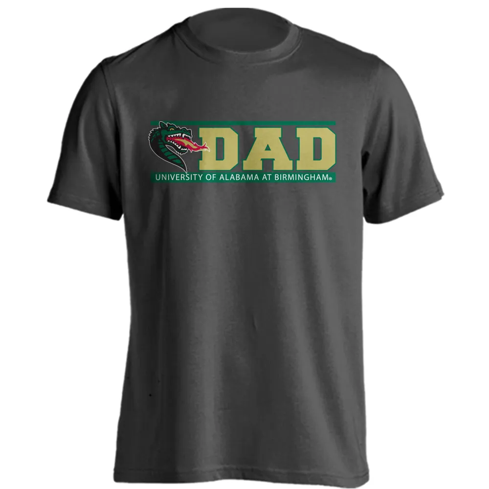 University of Alabama at Birmingham Blazers Dad Logo Short Sleeve T-Shirt