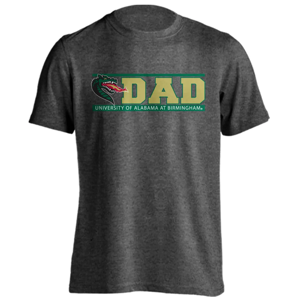 University of Alabama at Birmingham Blazers Dad Logo Short Sleeve T-Shirt