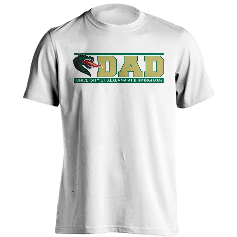 University of Alabama at Birmingham Blazers Dad Logo Short Sleeve T-Shirt