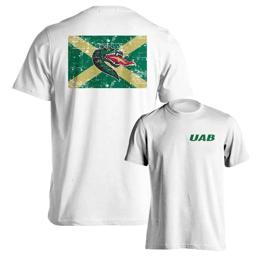 University of Alabama at Birmingham Blazers Flag Logo Short Sleeve Tee